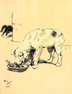 A Dog Day 10 by Cecil Charles Windsor Aldin Oil Painting