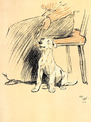 A Dog Day 12 by Cecil Charles Windsor Aldin Oil Painting