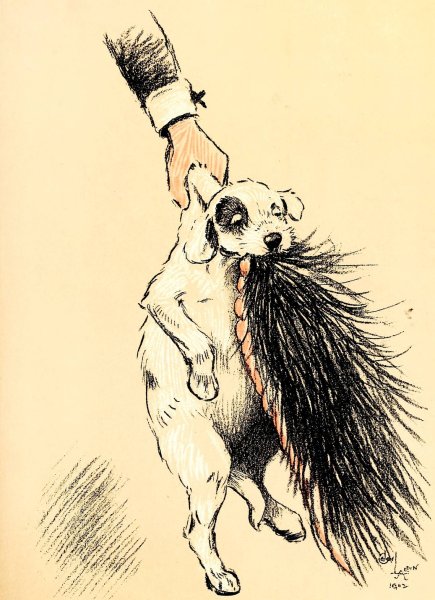Main Product Photo of A Dog Day 18  Painting by Cecil Charles Windsor Aldin