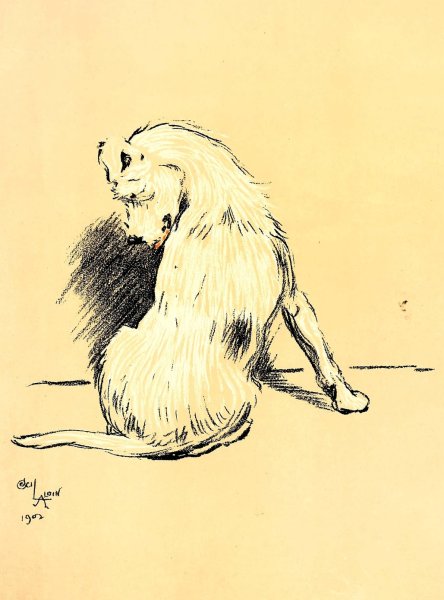 Main Product Photo of A Dog Day 20  Painting by Cecil Charles Windsor Aldin