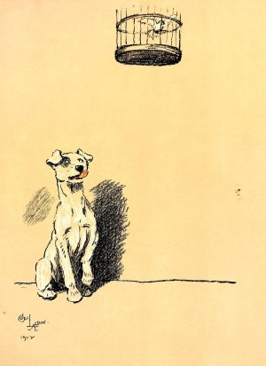 A Dog Day 21 by Cecil Charles Windsor Aldin Oil Painting