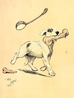 A Dog Day 22 by Cecil Charles Windsor Aldin Oil Painting