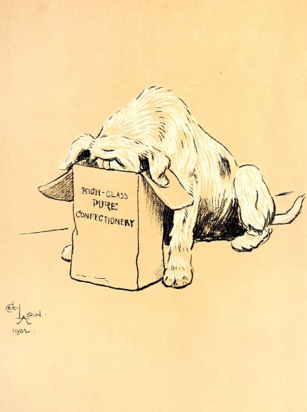 Main Product Photo of A Dog Day 25  Painting by Cecil Charles Windsor Aldin