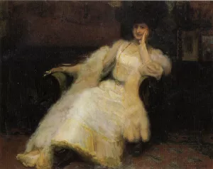 Retrato de Condesa by Cecilio Pla y Gallardo Oil Painting