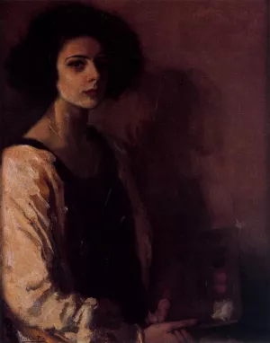 Retrato de su Hija Oil painting by Cecilio Pla y Gallardo
