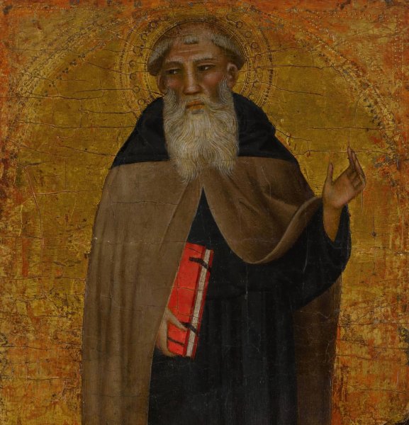 Main Product Photo of A Male Saint, Possibly Saint Anthony Abbot Painting by Cenni Di Francesco Di Ser Cenni