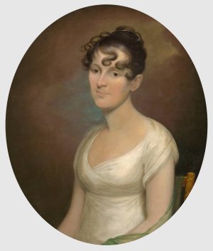 Elizabeth Washington Gamble Wirt by Cephas Thompson Oil Painting