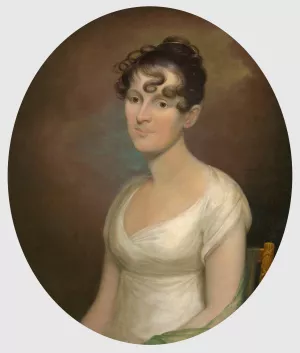 Elizabeth Washington Gamble Wirt by Cephas Thompson Oil Painting