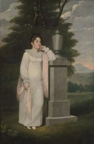 Mrs. Cephas Thompson Olivia Leonard Oil painting by Cephas Thompson