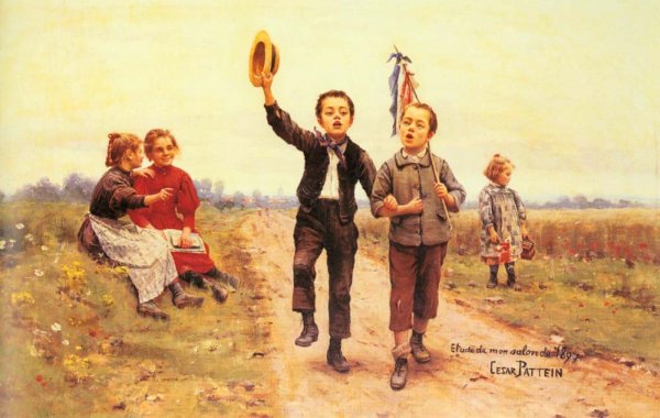 Main Product Photo of Country Celebrations Painting by Cesar Pattein