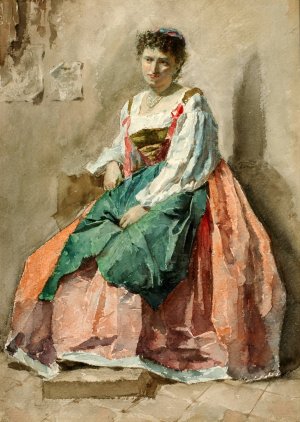 Portrait of a Lady by Cesare Biseo Oil Painting