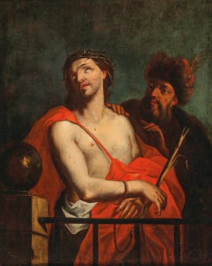 Ecce Homo by Cesare Ligari Oil Painting