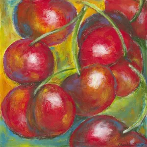 Abstract Fruits III by Chariklia Zarris Oil Painting