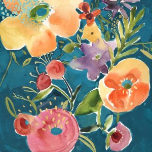 Abundant Florals I Oil painting by Chariklia Zarris