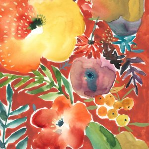 Abundant Florals III by Chariklia Zarris Oil Painting