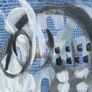 Dwellings V by Chariklia Zarris Oil Painting