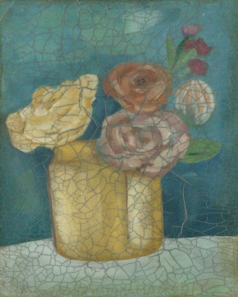 Flower Market I by Chariklia Zarris - Hand-Painted Oil Painting Reproduction