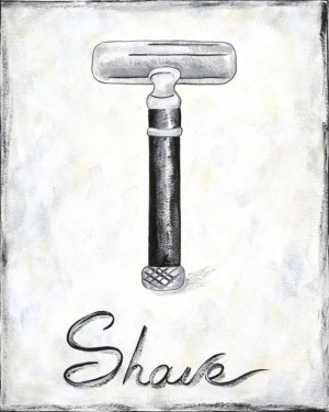 Shave by Chariklia Zarris Oil Painting