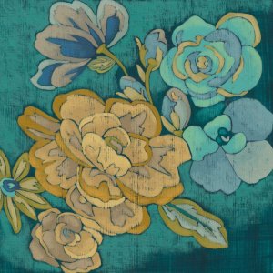 Trousseau Chintz I by Chariklia Zarris Oil Painting