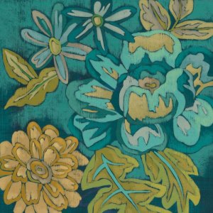Trousseau Chintz IV by Chariklia Zarris Oil Painting