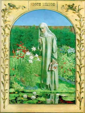 Convent Thoughts Oil painting by Charles Allston Collins