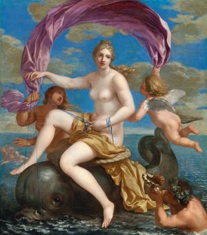 The Triumph of Galatea by Charles Alphonse Du Fresnoy Oil Painting