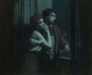 Reverie by Charles Amable Lenoir Oil Painting