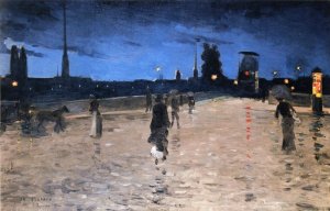 Le Pont de Pierre, Rouen by Charles Angrand Oil Painting