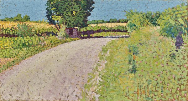 Main Product Photo of Path in the Country  Painting by Charles Angrand