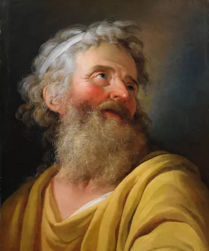 Portrait of an actor by Charles-Antoine Coypel Oil Painting