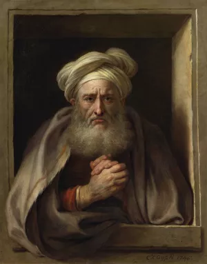 Sorrowful Democritus by Charles-Antoine Coypel Oil Painting