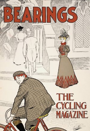 Bearings, the Cycling Magazine by Charles Arthur Cox Oil Painting