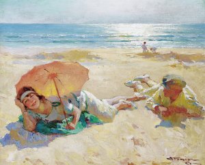 Sunshine by Charles Atamian Oil Painting