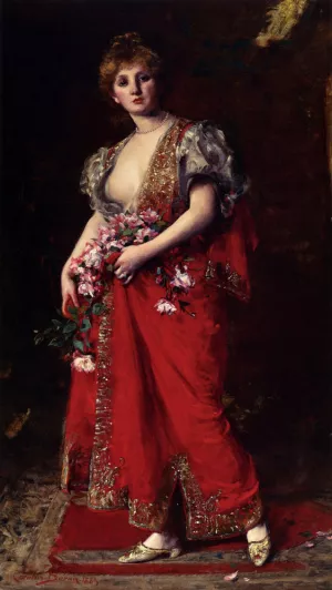 La Fille De L'Emir by Charles Auguste Emile Durand Oil Painting