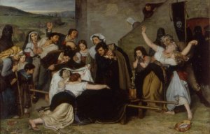 L'assassine by Charles Auguste Emile Durand Oil Painting
