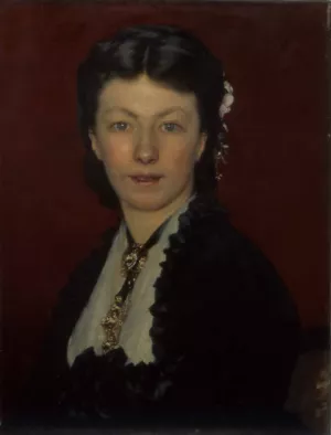 Portrait de Mme Neyt by Charles Auguste Emile Durand - Oil Painting Reproduction