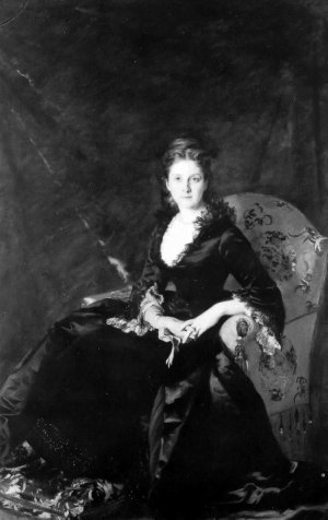 Portrait of Nadezhda Polovtseva Oil painting by Charles Auguste Emile Durand