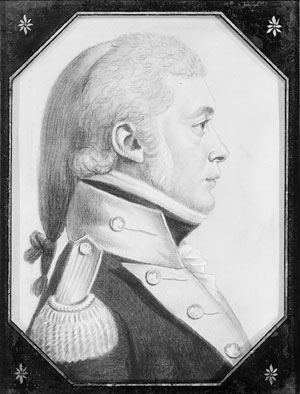 Dyer Sharp Wynkoop by Charles Balthazar J. F. Saint-Memin - Hand-Painted Oil Painting Reproduction