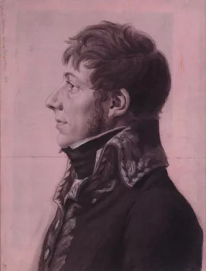 Jean-Victor Moreau by Charles Balthazar J. F. Saint-Memin - Oil Painting Reproduction