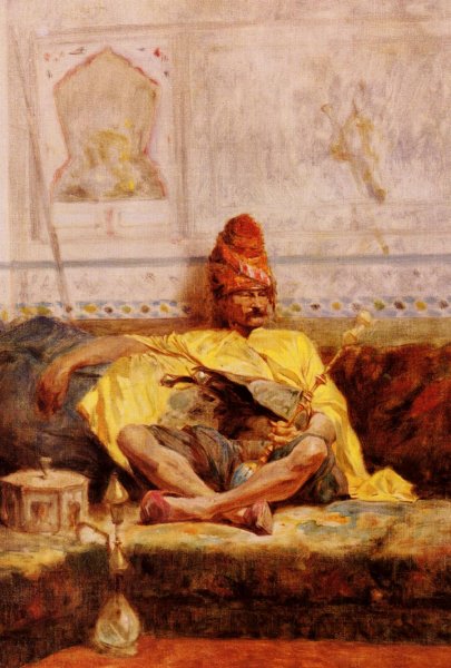 Bashi-Bazouk Assis by Charles Bargue - Hand-Painted Oil Painting Reproduction