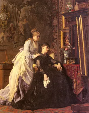 Memories Oil painting by Charles Baugniet