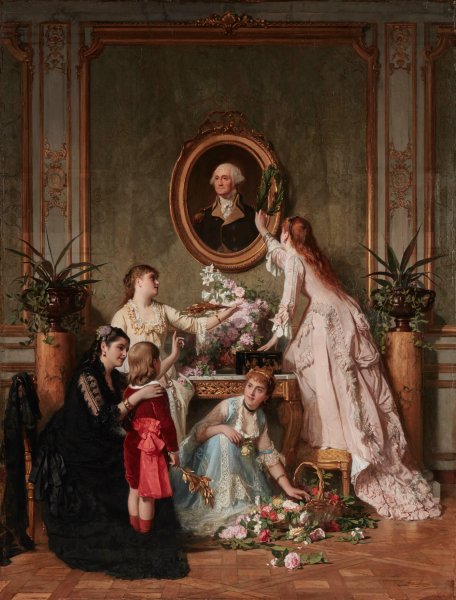 Main Product Photo of Washington's Birthday  Painting by Charles Baugniet