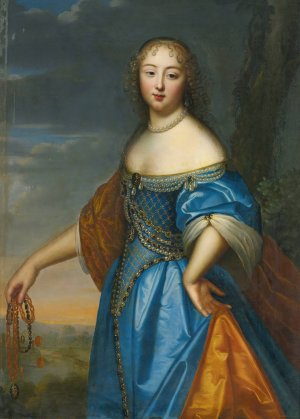 Portrait of a Lady by Charles Beaubrun Oil Painting