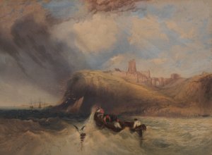 Seascape by Charles Bentley Oil Painting