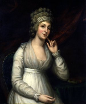 Mrs. Joshua Johnson by Charles Bird King Oil Painting