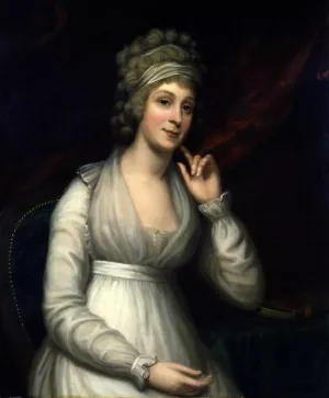 Mrs. Joshua Johnson by Charles Bird King Oil Painting