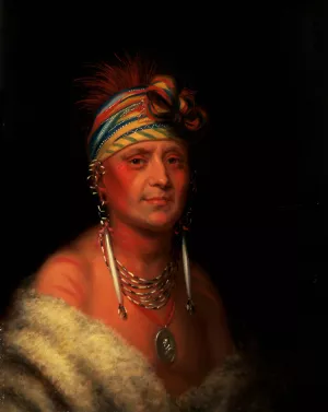 Shaumonekusse by Charles Bird King Oil Painting