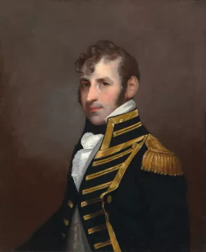 Stephen Decatur by Charles Bird King Oil Painting