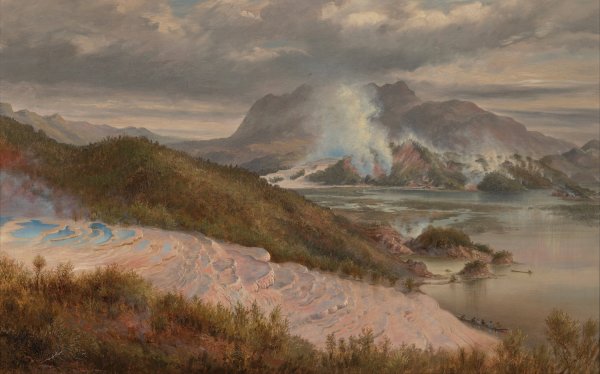 Pink Terraces by Charles Blomfield - Hand-Painted Oil Painting Reproduction
