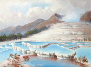 White Terraces by Charles Blomfield Oil Painting
